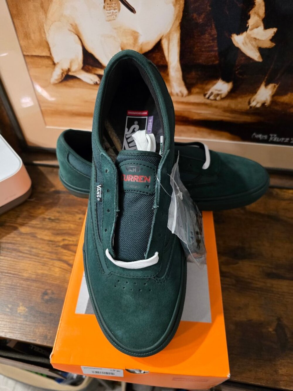 VANS Skate Curren Caples by Atiba Jefferson VN000D85EME Emerald Green Mens 9.5
